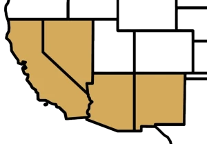 Map of States Served